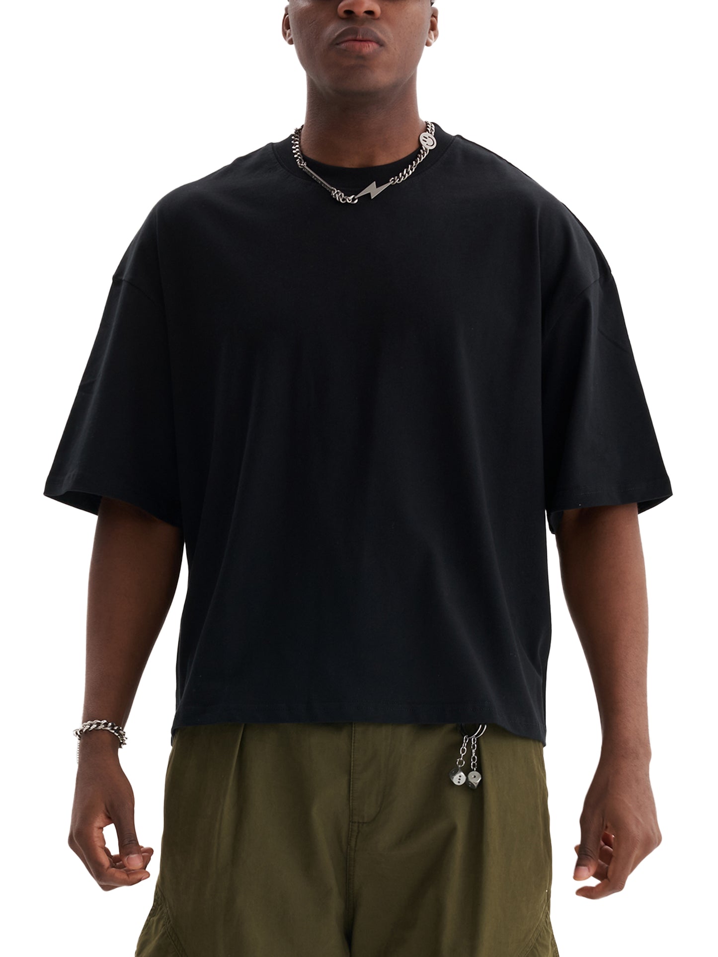Tshirt Boxy - Preta