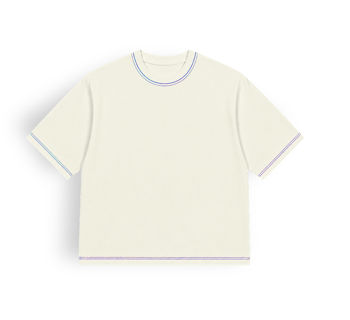 Boxy Off White Copa - Linha Azul