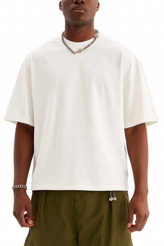 Tshirt Boxy - Branca