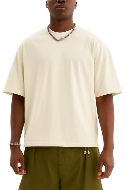 Tshirt Boxy - Off White Lisa