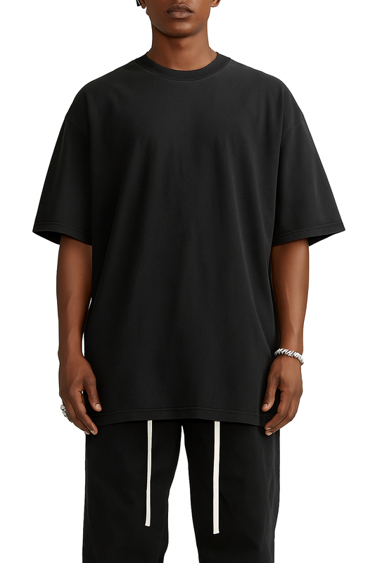 Tshirt Oversized Heavy - Preta