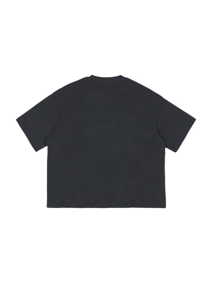 Tshirt Boxy - Preta Lisa