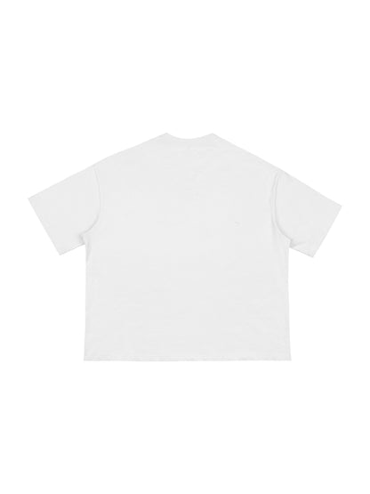 Tshirt Boxy - Branca Lisa