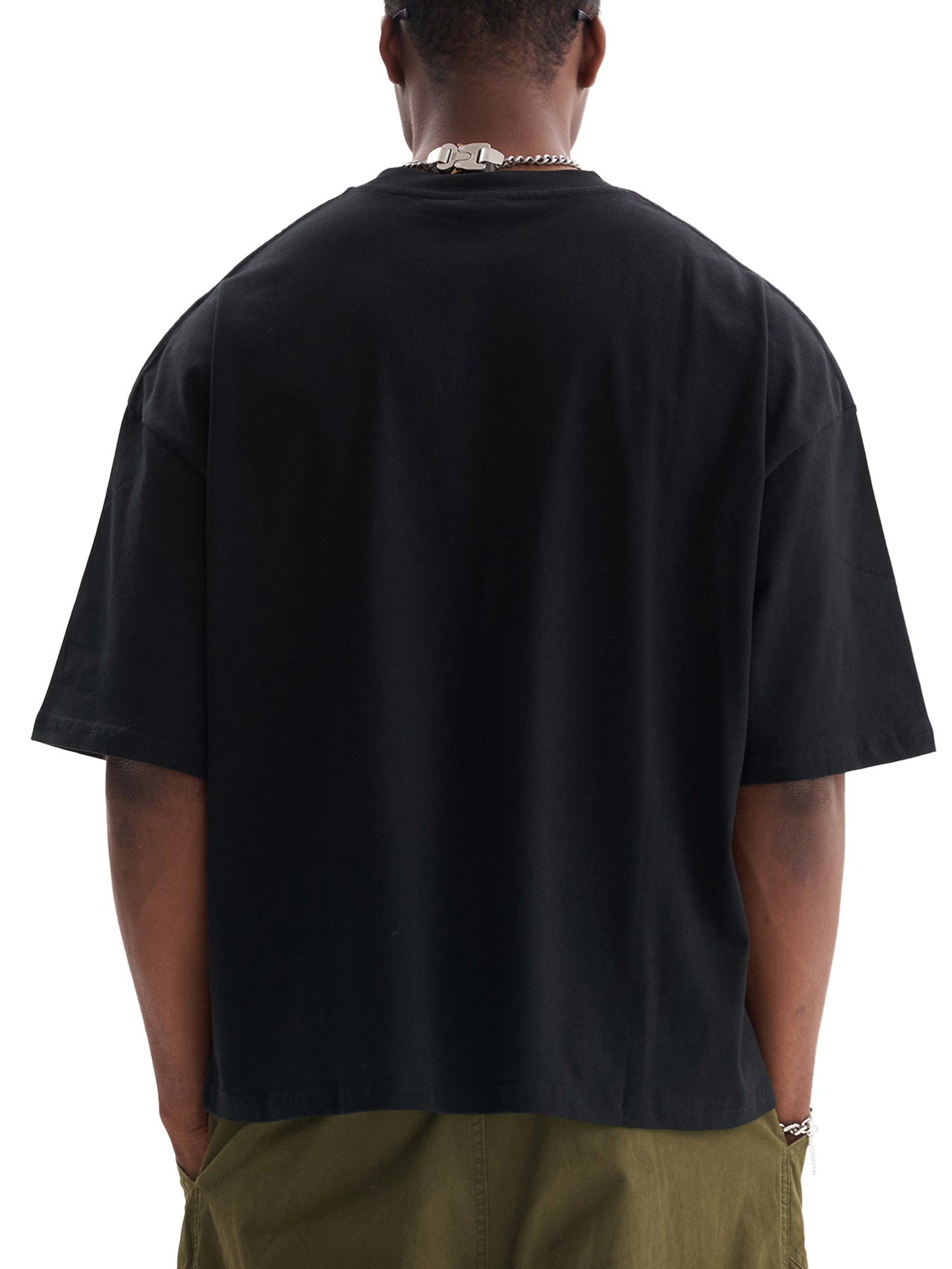 Tshirt Boxy - Preta Lisa