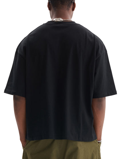 Tshirt Boxy - Preta Lisa