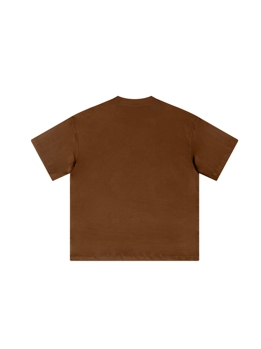 Tshirt Oversized Heavy - Coffee