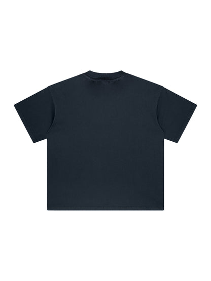 Tshirt Oversized Heavy - Preta Lisa