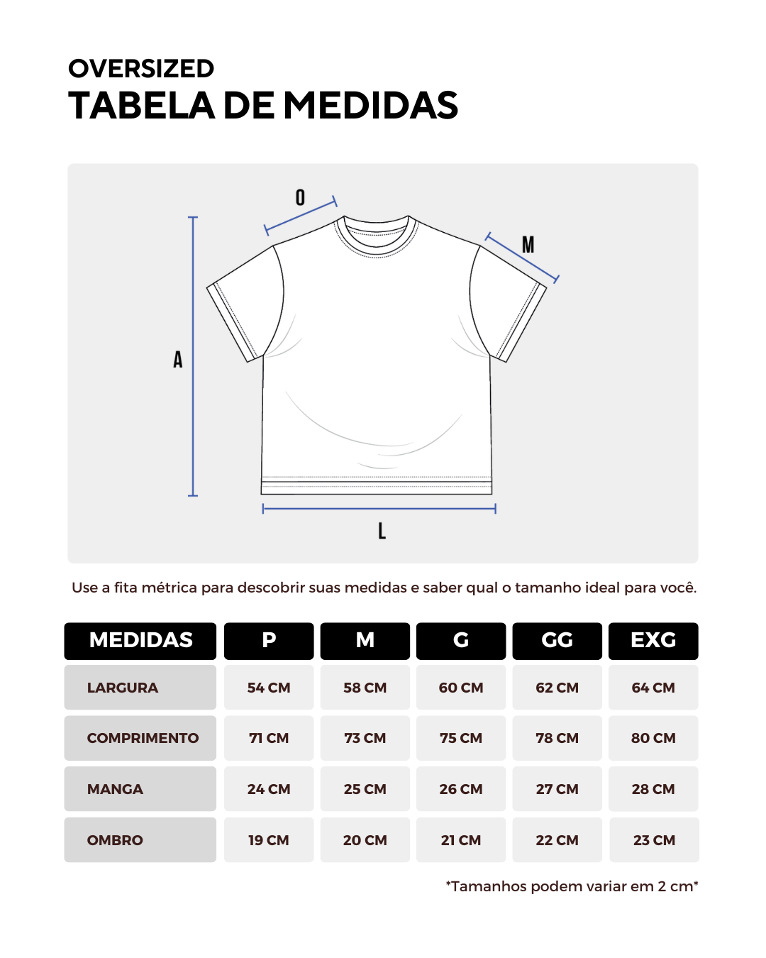 Oversized Clássica - Azul Marinho
