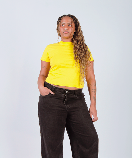 Baby Tee - Amarela