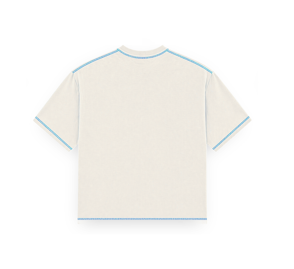 Oversized Clássica Off White Copa - Linha Azul