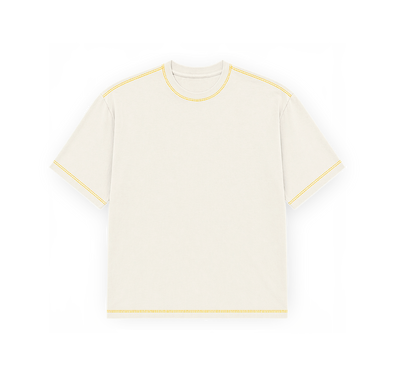 Oversized Clássica Off White Copa - Linha Amarela
