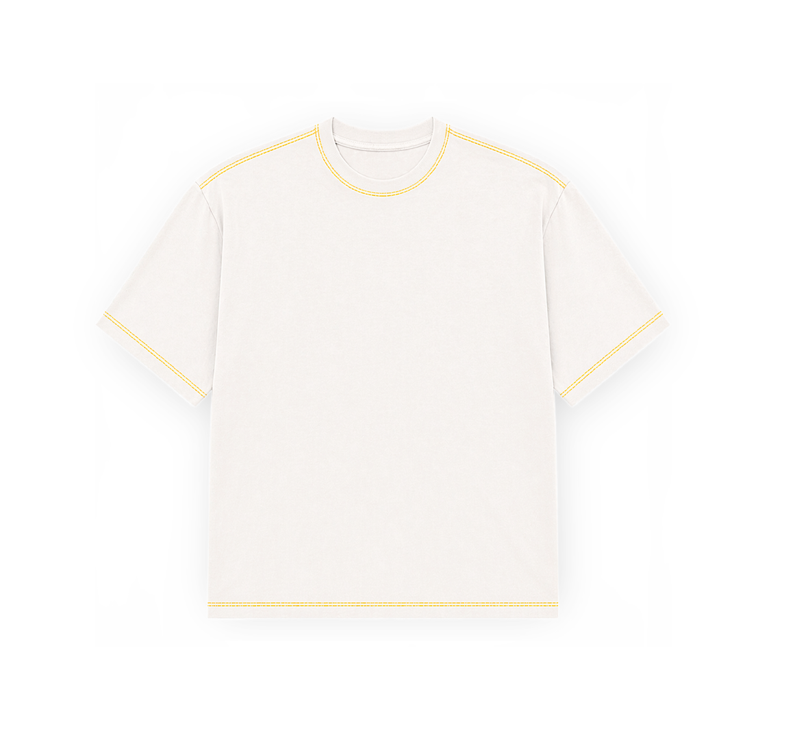 Oversized Clássica Branca Copa - Linha Amarela
