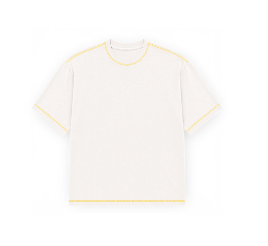 Oversized Clássica Branca Copa - Linha Amarela