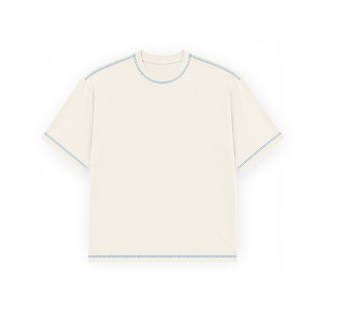 Oversized Clássica Off White Copa - Linha Azul