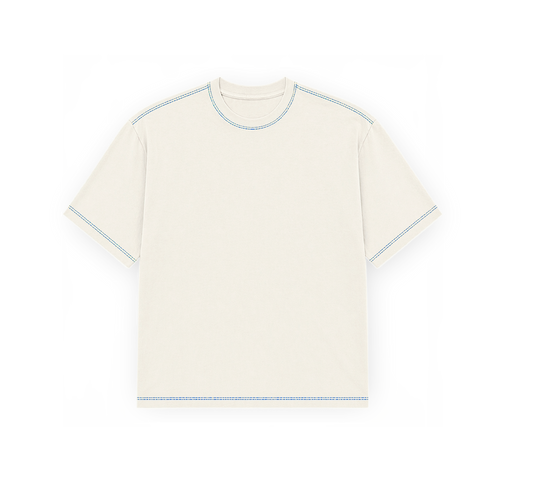 Oversized Clássica Off White Copa - Linha Azul