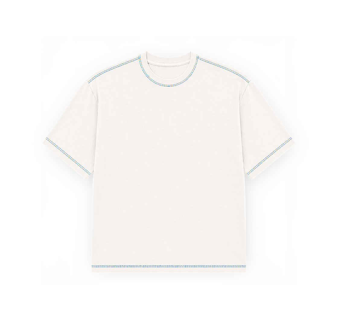 Oversized Clássica Branca Copa - Linha Azul