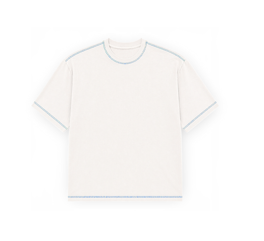 Oversized Clássica Branca Copa - Linha Azul